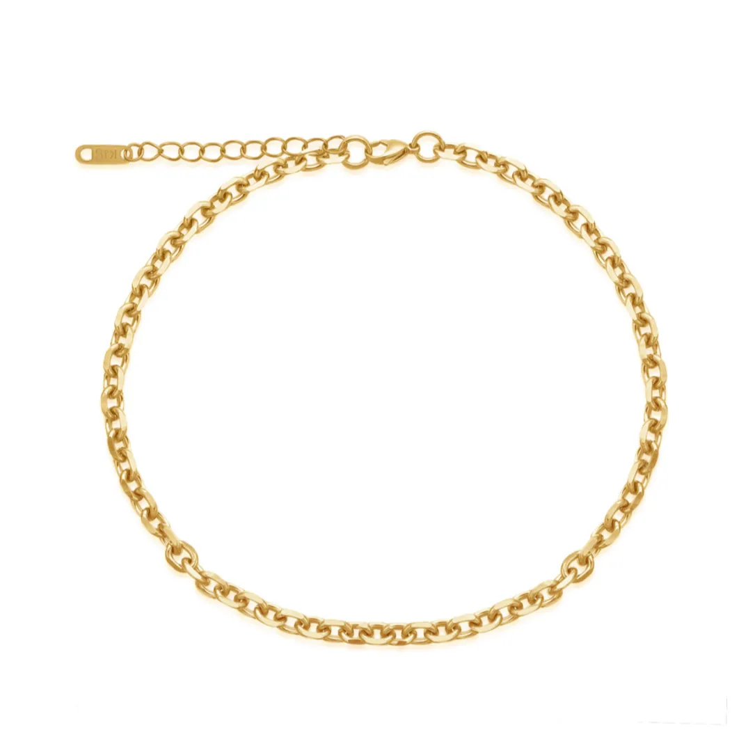 40cm-50cm 7mm Width Chunky Link Chain Necklace