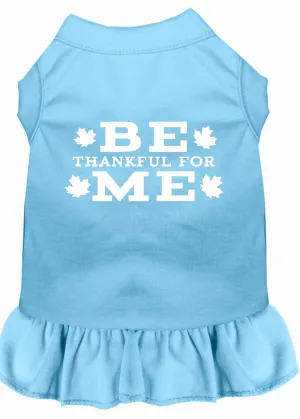 Be Thankful For Me Screen Print Dress Baby Blue Med (12)