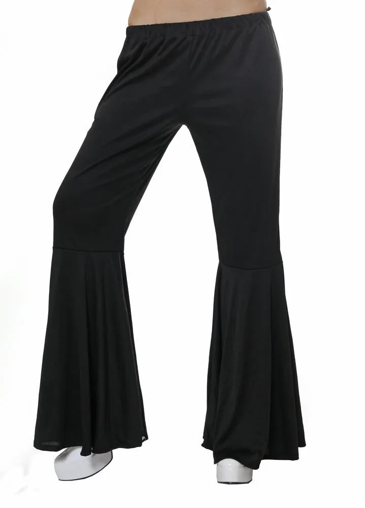 Black Flared Trousers Stylish Fashion Accessory