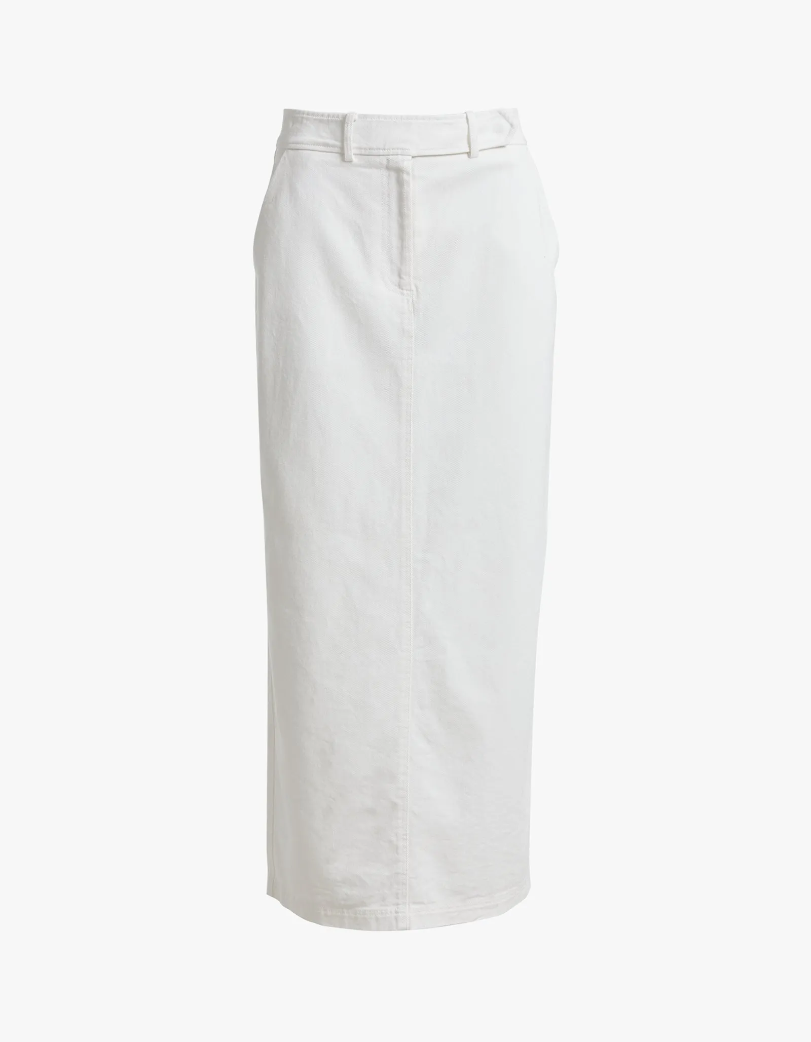 Blake Midi Skirt - White