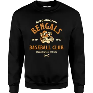 Bloomington Bengals - Illinois - Vintage Defunct Baseball Teams - Unisex Sweatshirt