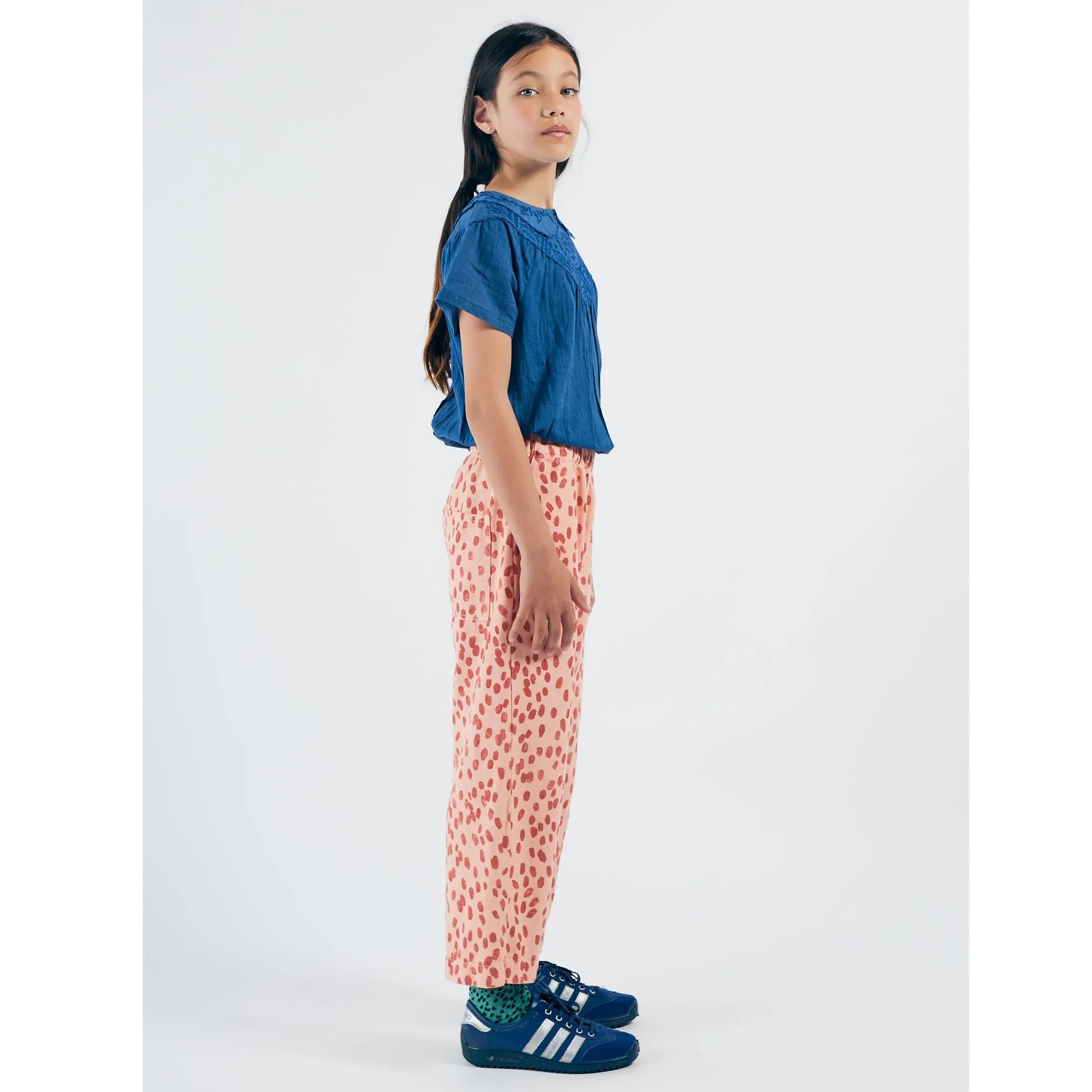 BOBO CHOSES Kids Animal Print Baggy Trousers