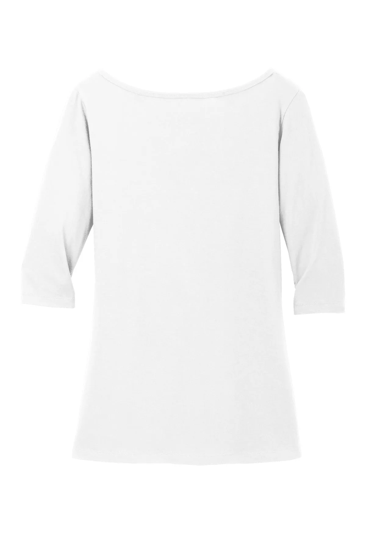 District Women's Perfect Weight 3/4-Sleeve Tee. DM107L