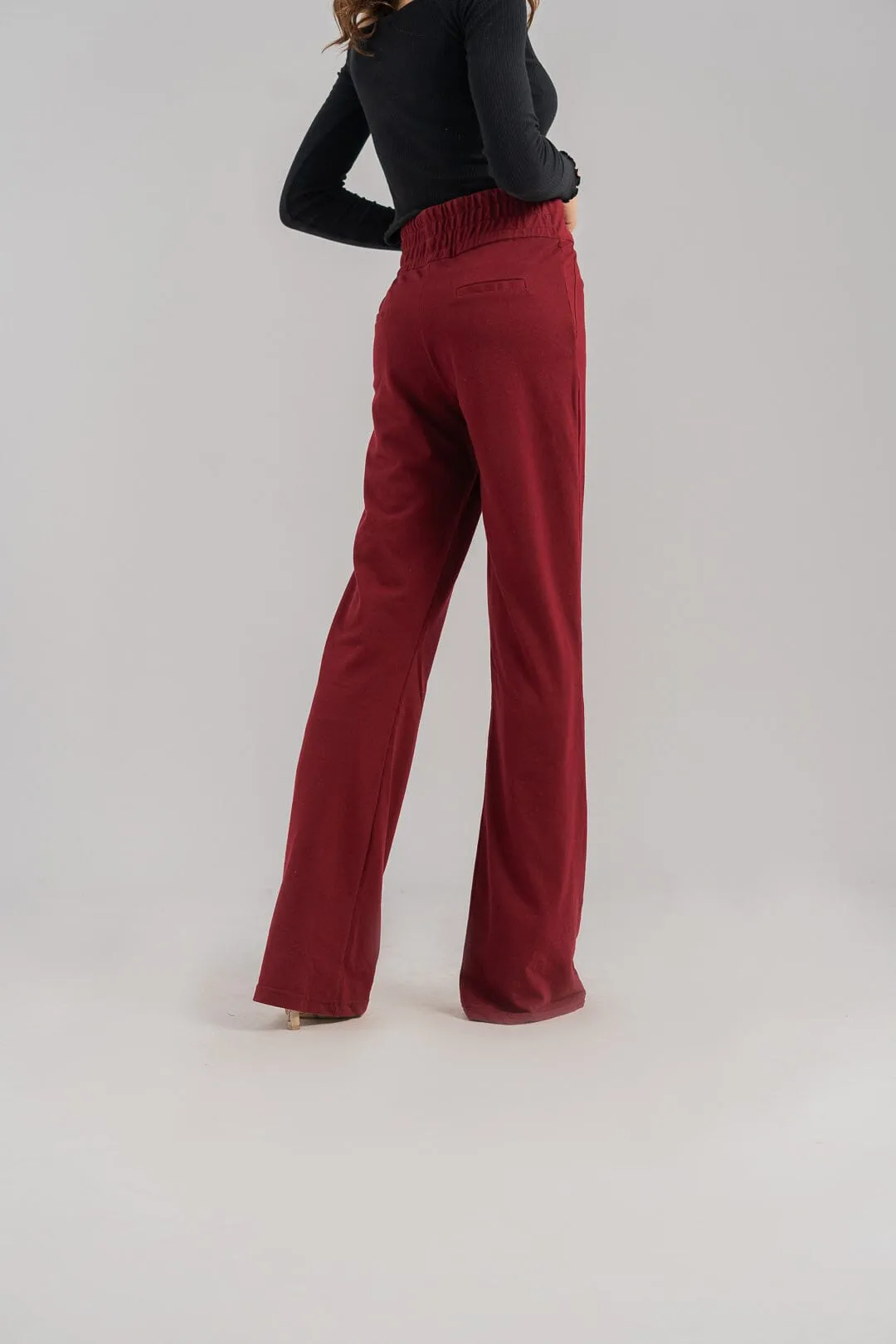 East West Women's Pique Flared Trousers