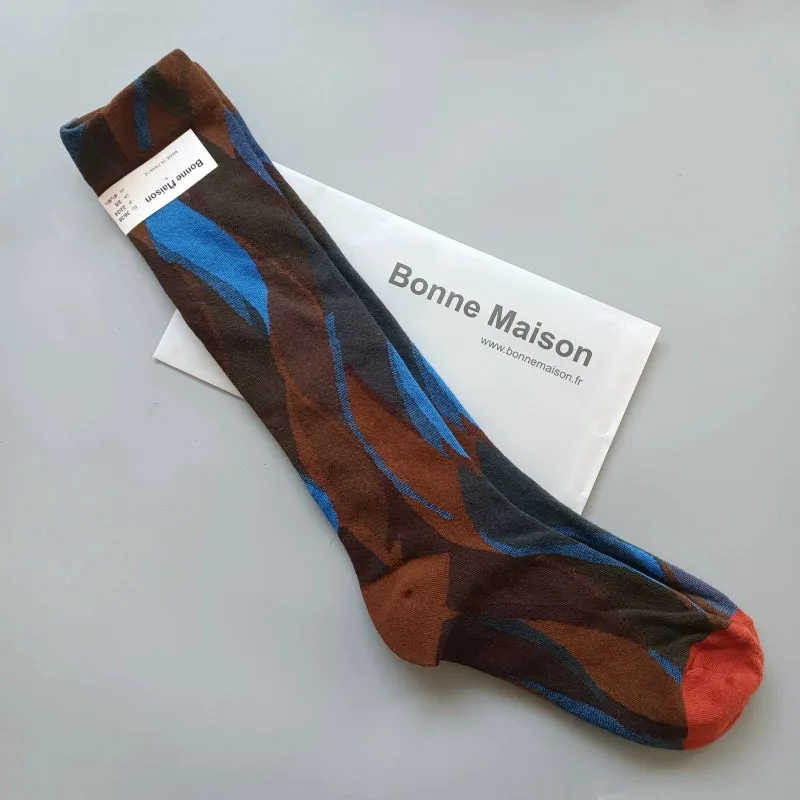 Elegant French Niche Calf Socks