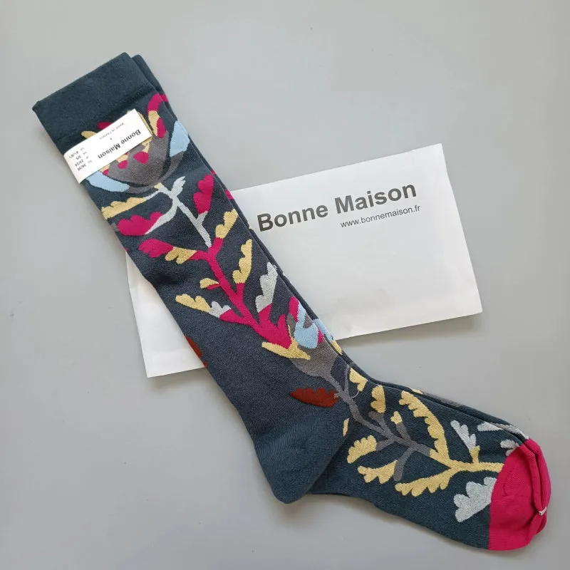 Elegant French Niche Calf Socks