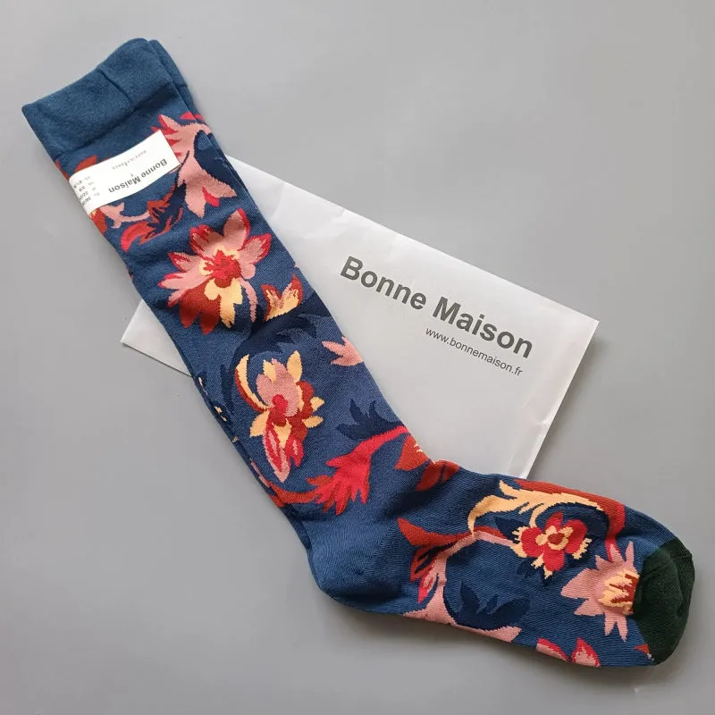 Elegant French Niche Calf Socks