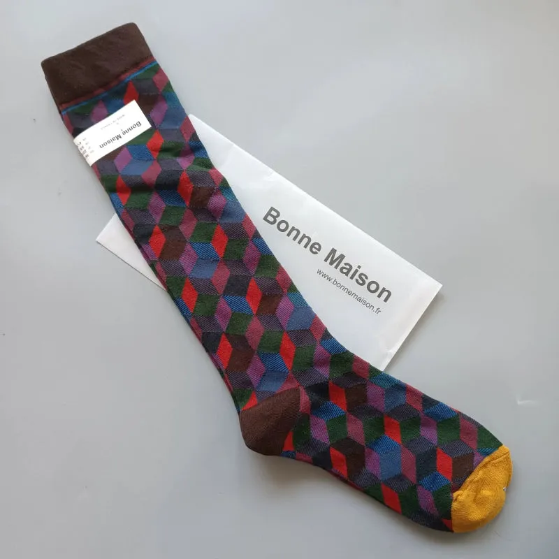 Elegant French Niche Calf Socks