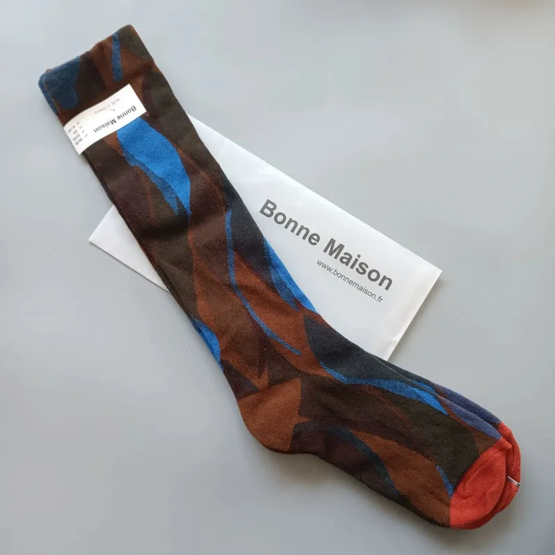 Elegant French Niche Calf Socks