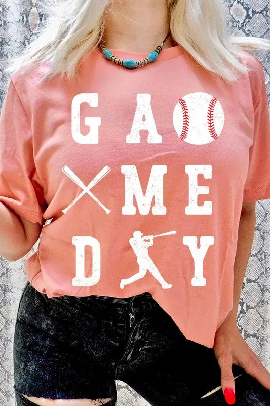 Game Day Baseball Graphic T Shirts