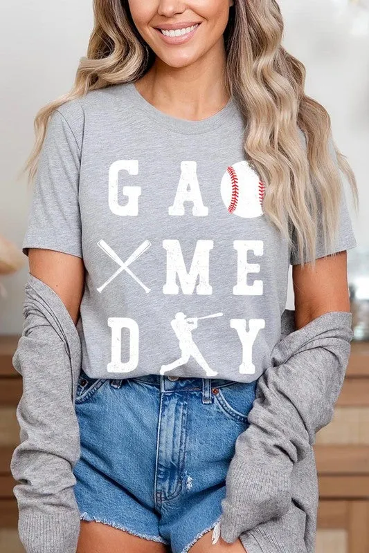 Game Day Baseball Graphic T Shirts