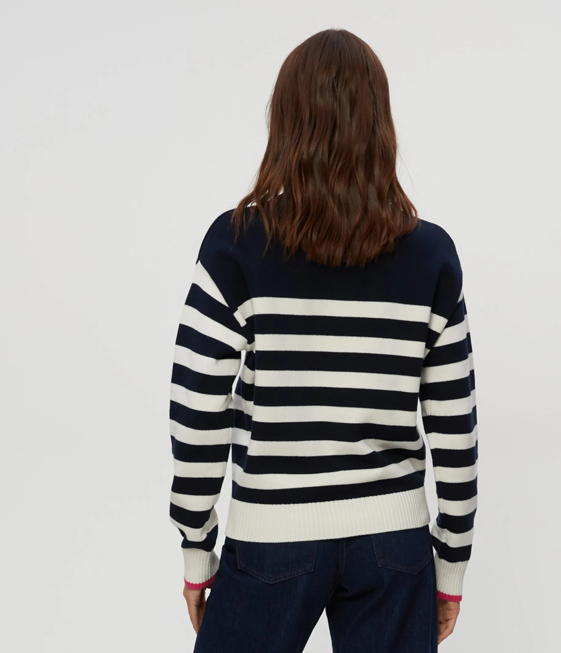 Heart Stripe Sweater