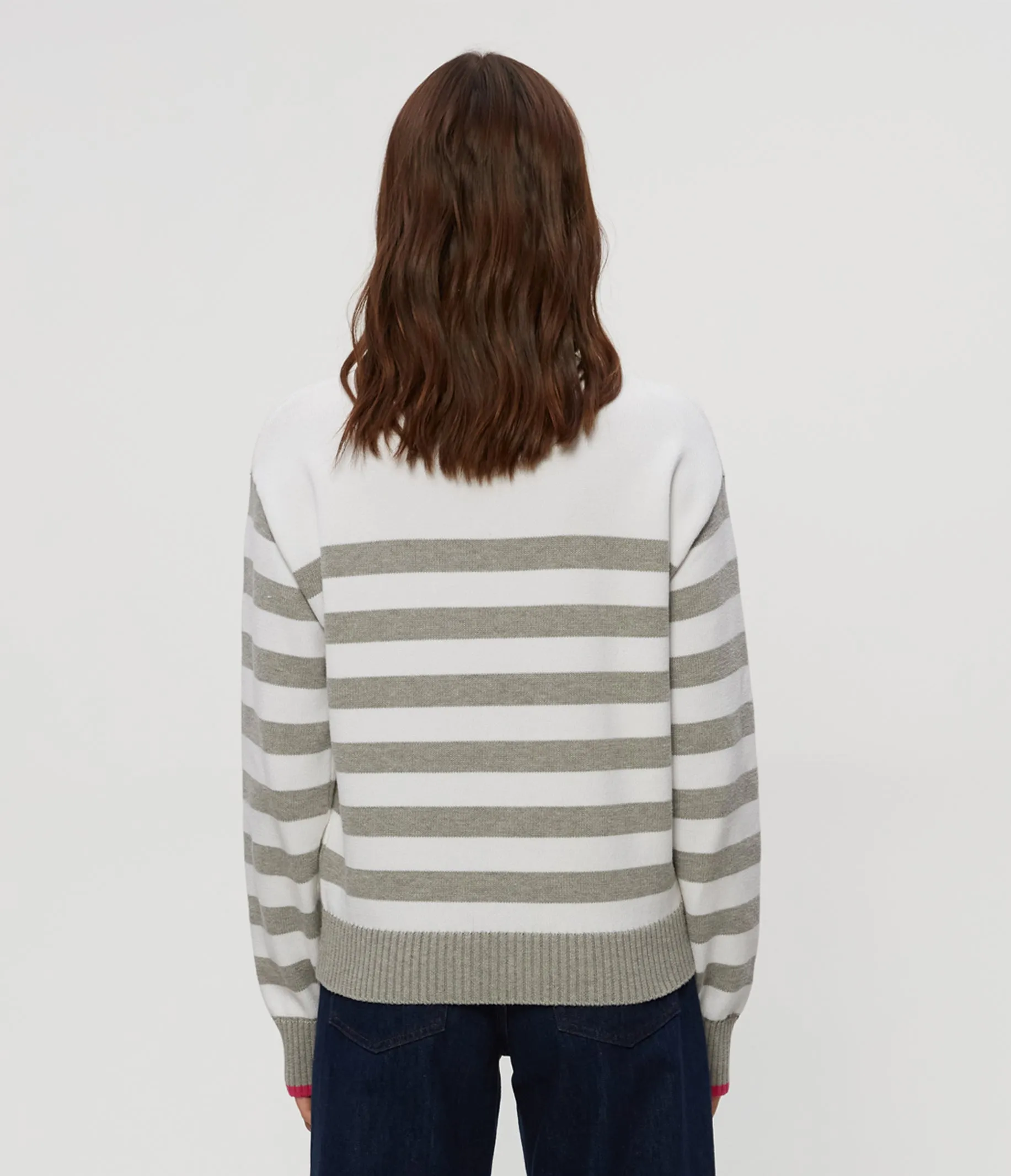 Heart Stripe Sweater