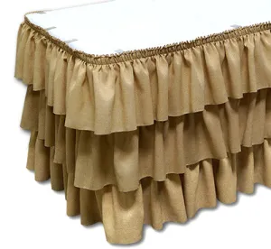 Imitation Burlap - Table Skirt (No Topper)