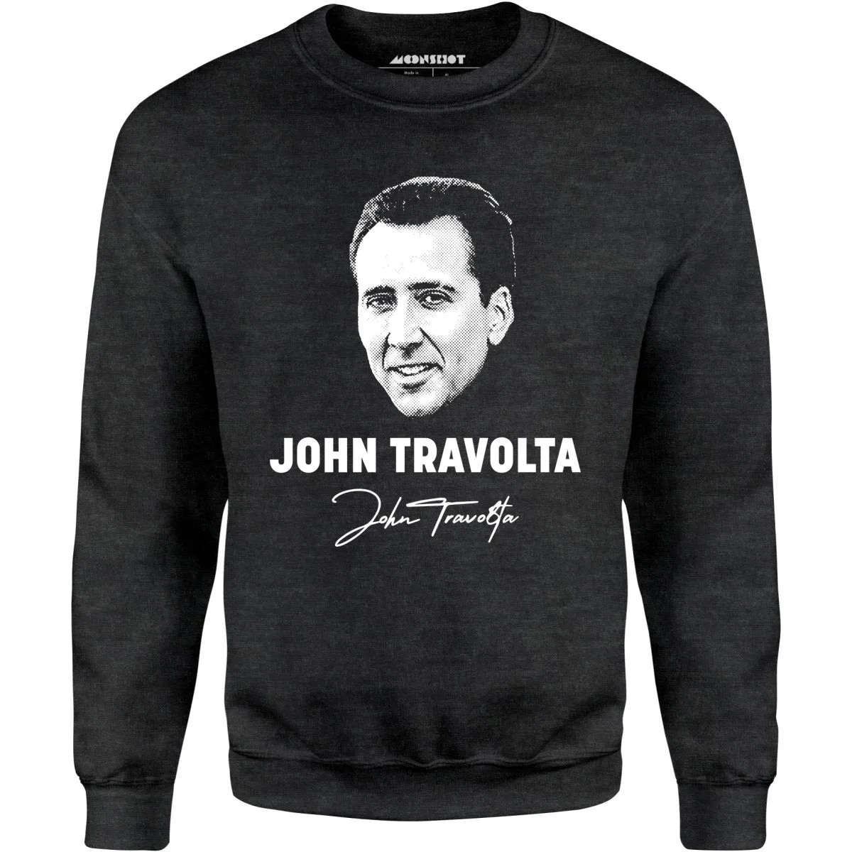 John Travolta - Nicolas Cage Face Off Mashup - Unisex Sweatshirt