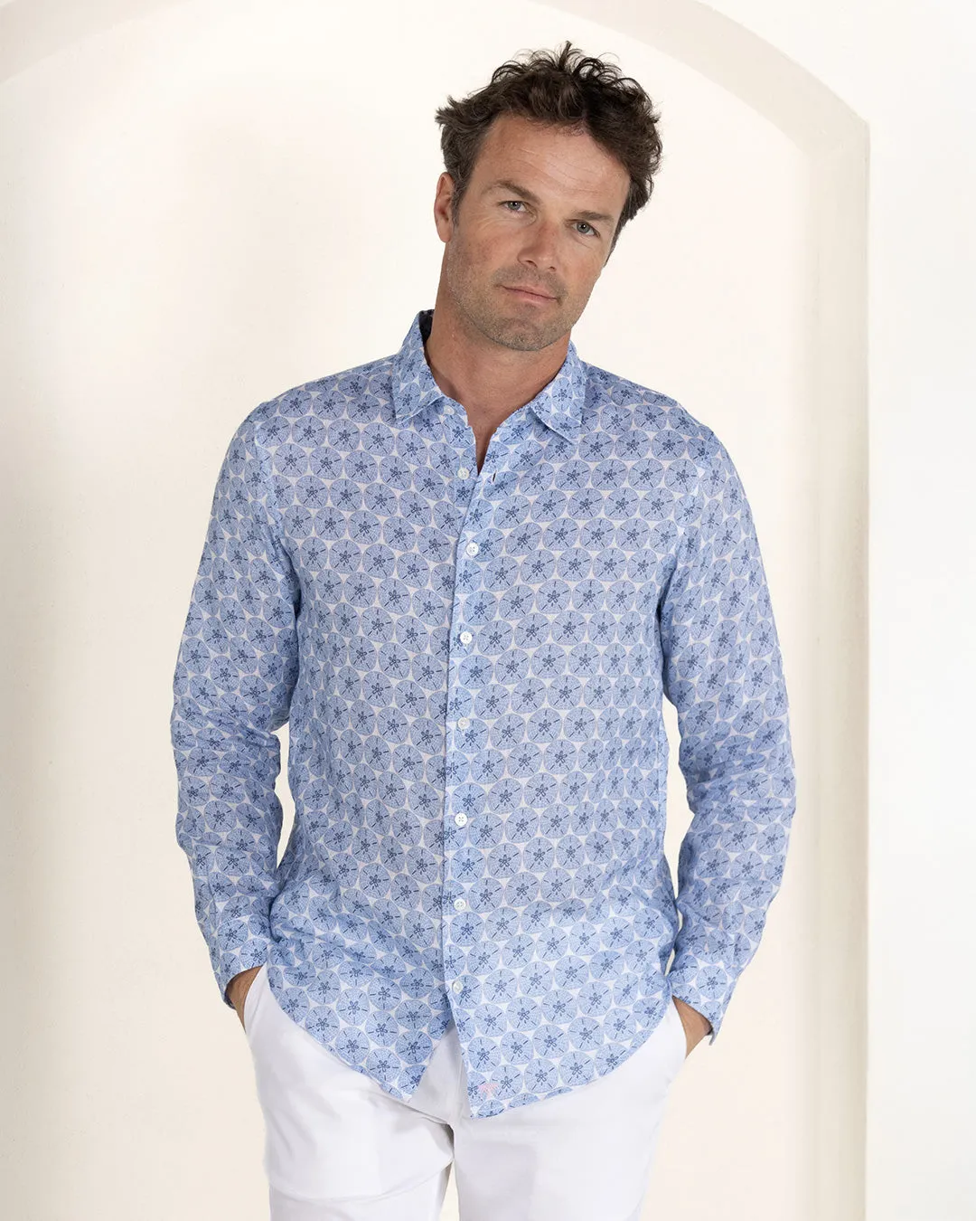 Linen Shirt SAND DOLLAR