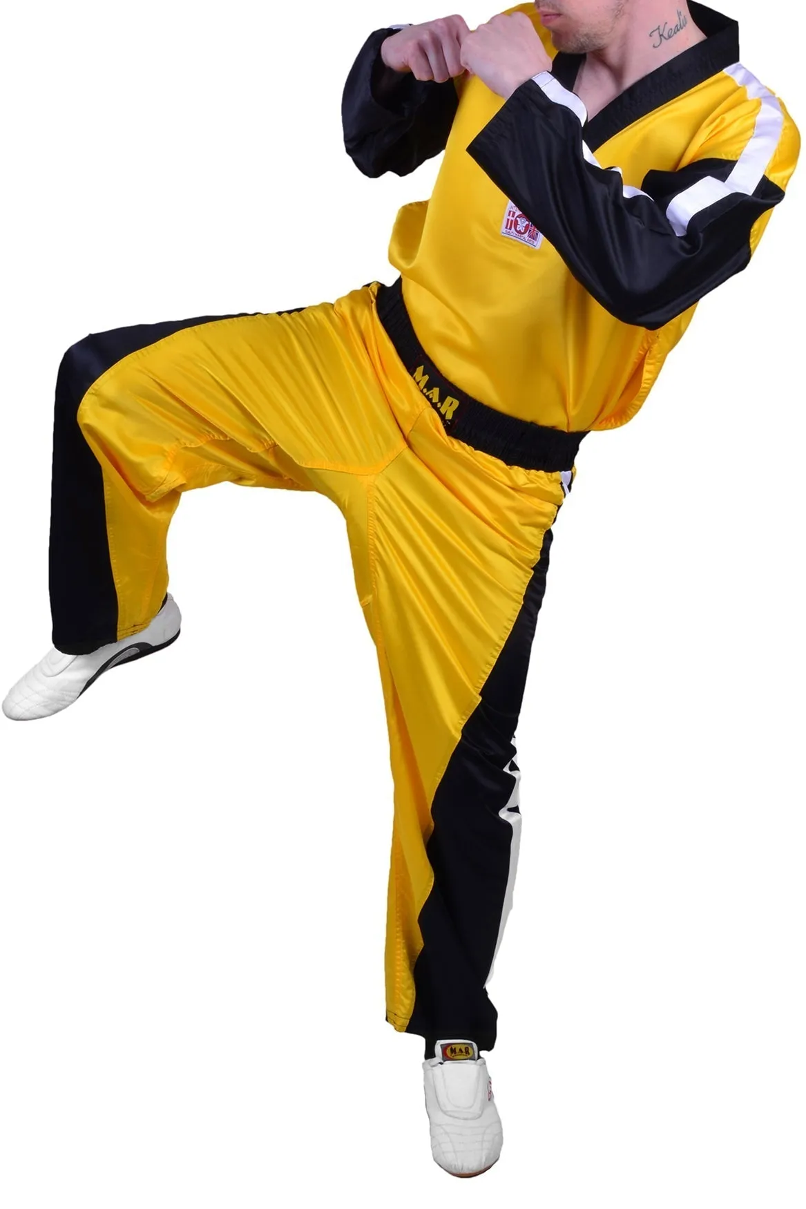 MAR-055 |  Yellow & Black Freestyle Uniform