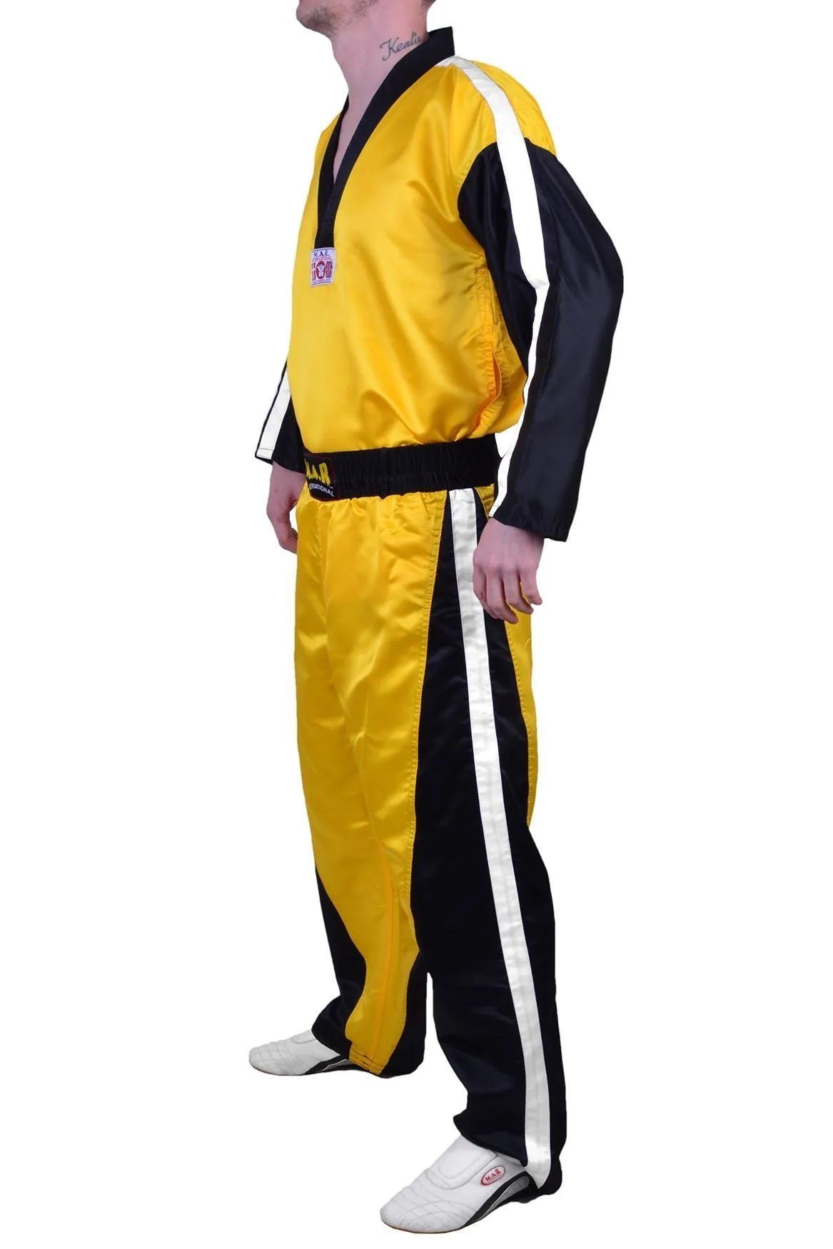 MAR-055 |  Yellow & Black Freestyle Uniform