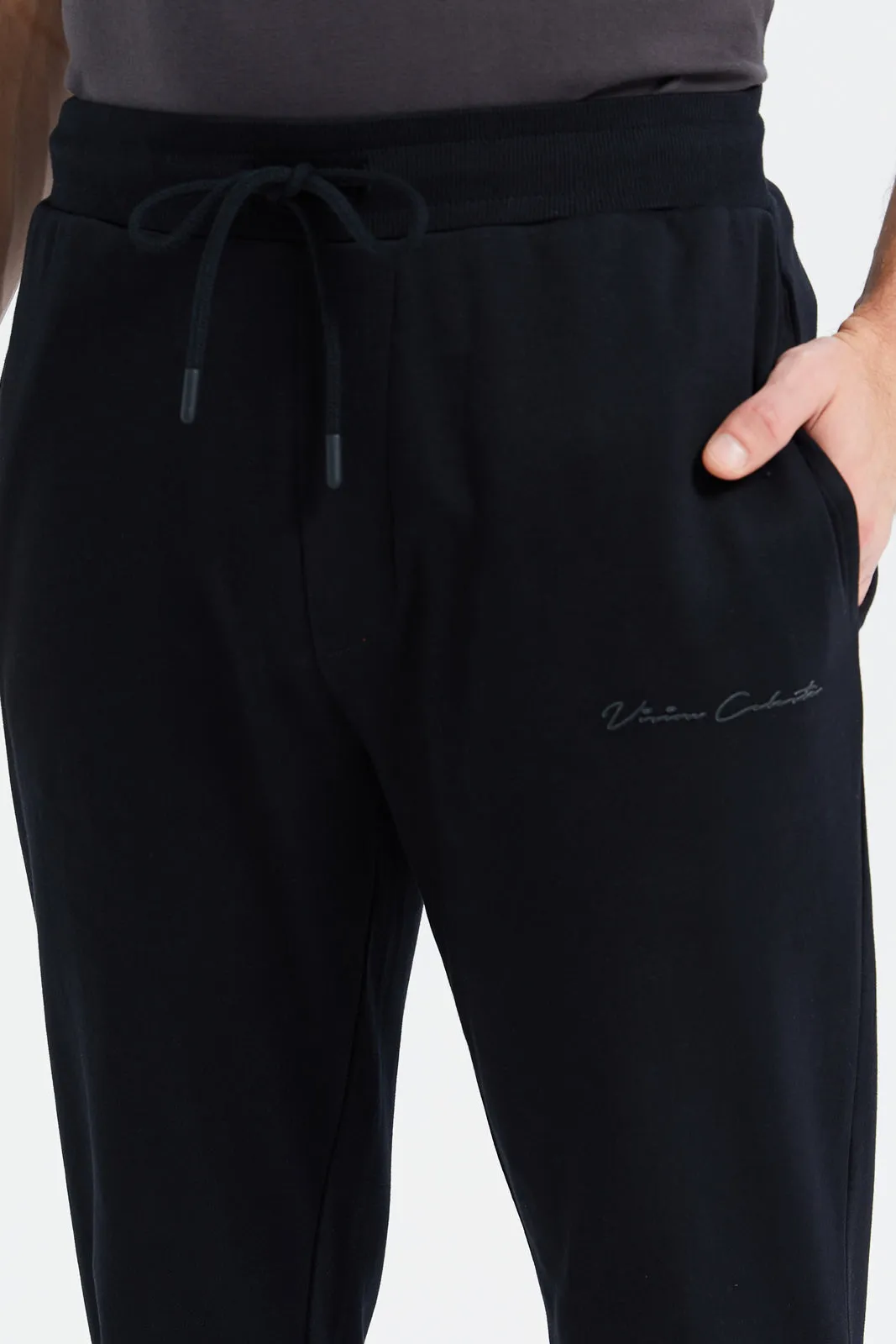 Men Black Soft Touch Joggers