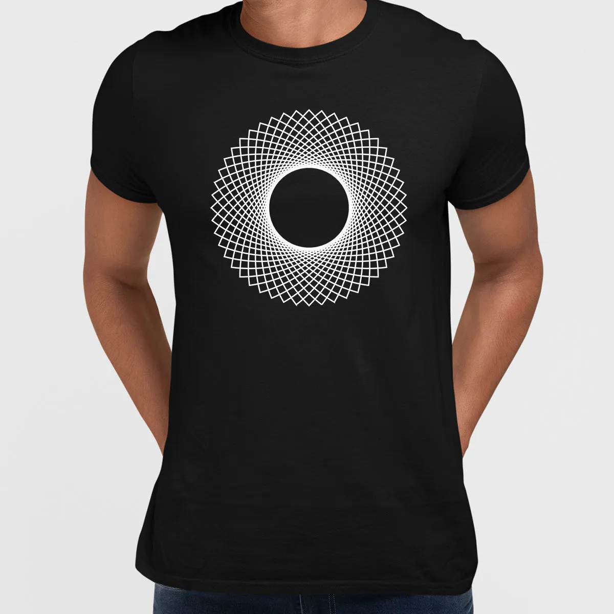 Modern Geometric Elements - Line Dots & Shapes Printed t-shirts Unisex Sample 20