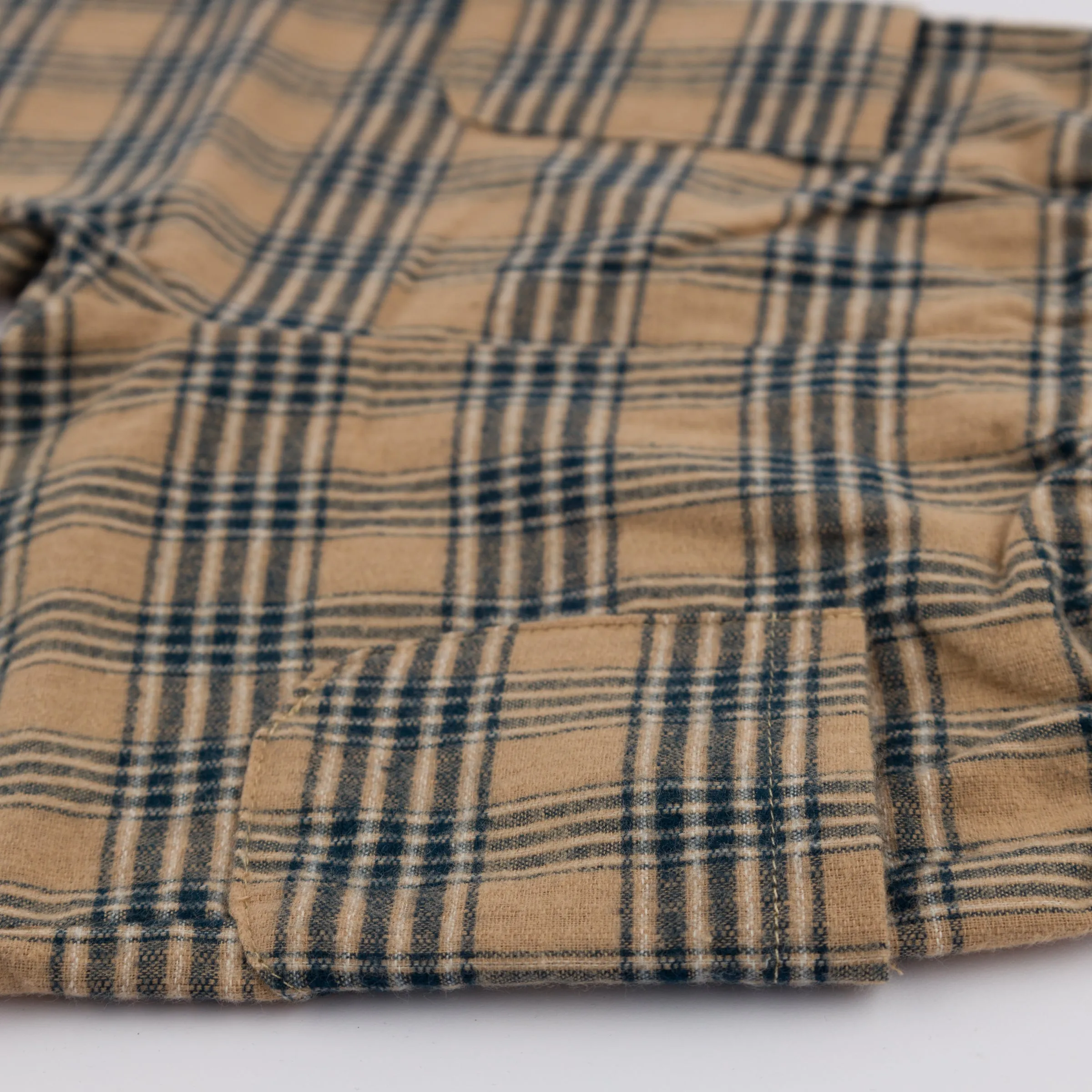 oh baby! Side Pocket Pants Scottish Plaid - Camel