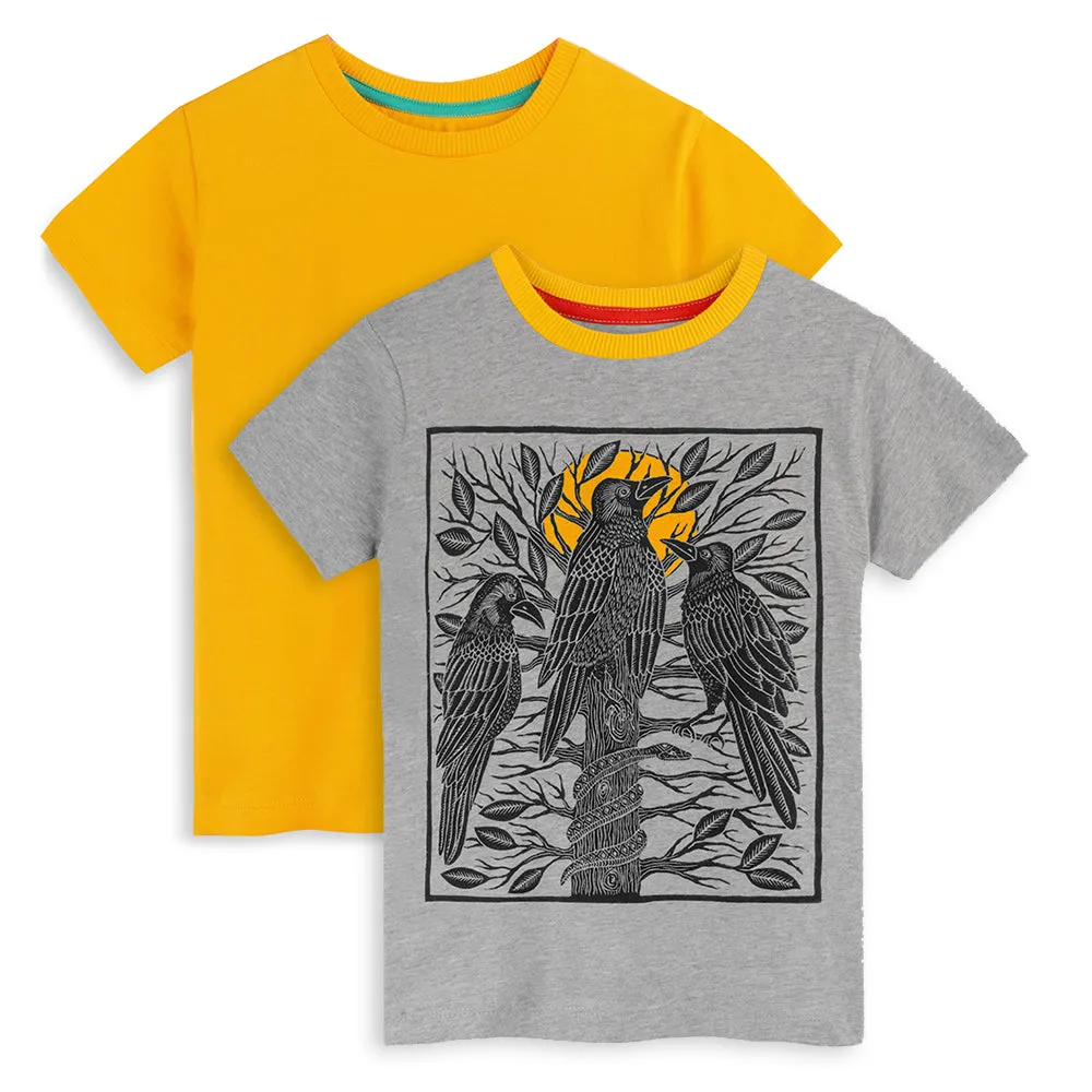 Organic Cotton Kids Graphic Tee 2-Pack