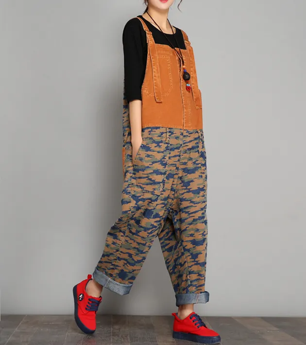 Patchwork Denim Casual Spring Denim Overall Women JumpsuitsQY 10