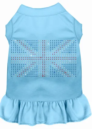 Rhinestone British Flag Dress Baby Blue Xxl (18)