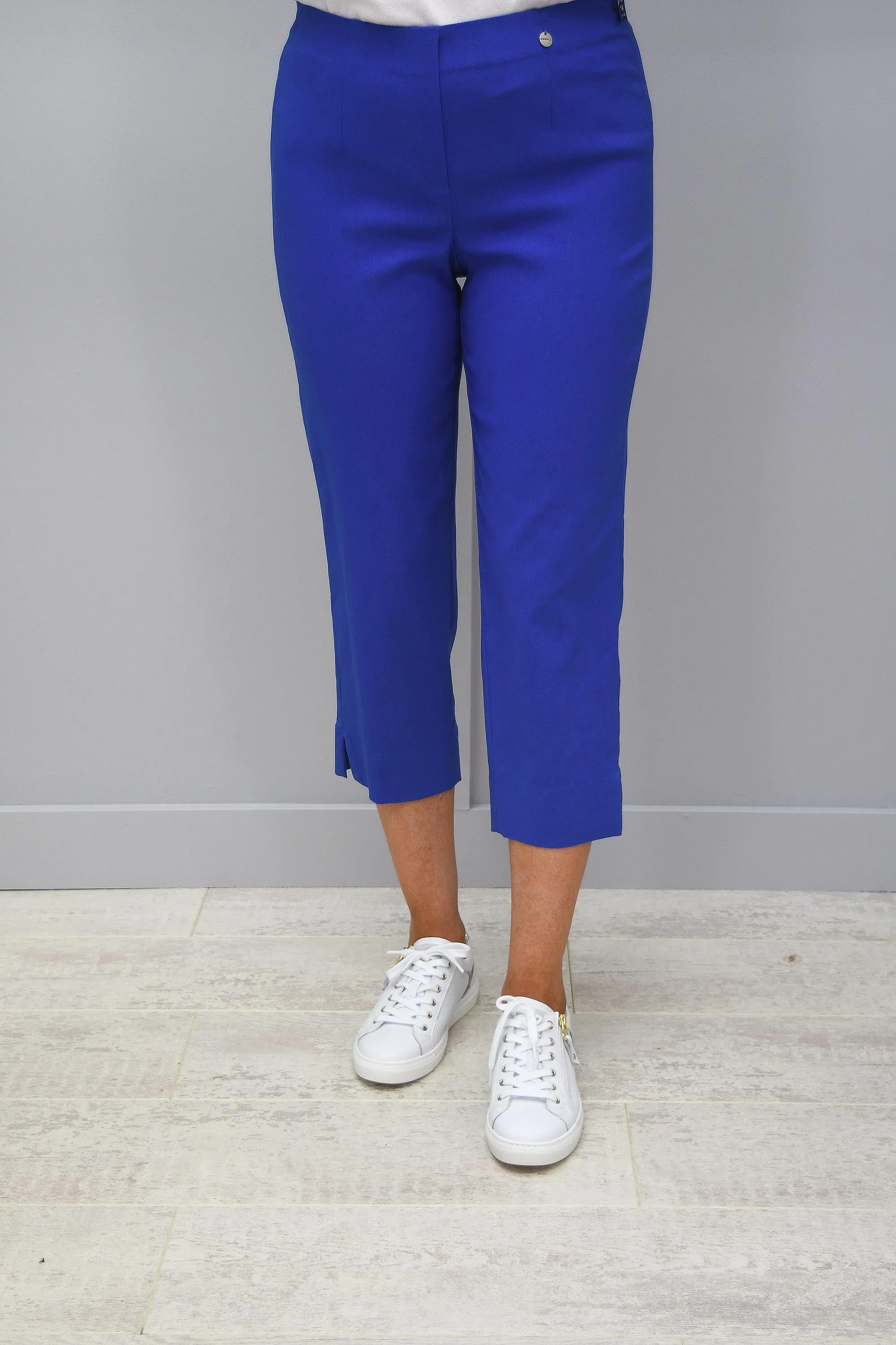 Robell Marie Blue Cropped Trousers - 51576 5499 67