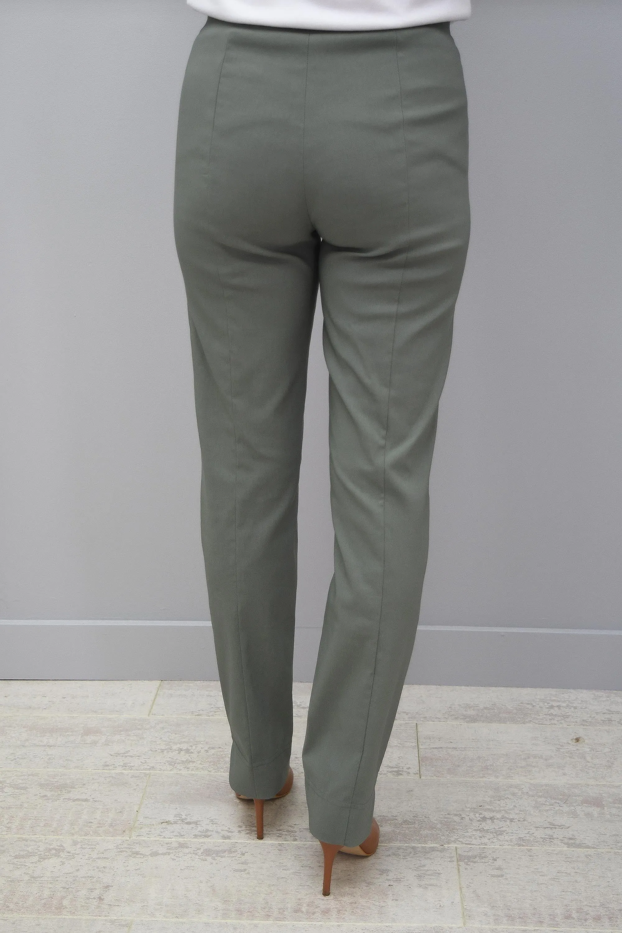 Robell Marie Full Length Trousers Army Green 881 - 51412 5499 881