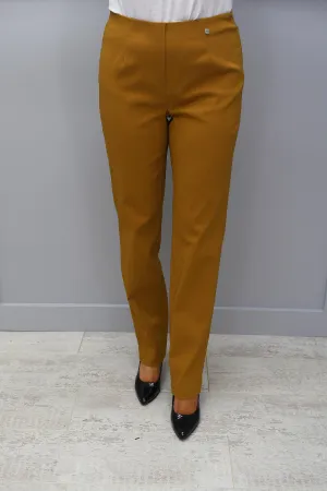 Robell Marie Full Length Trousers Mustard 26 - 51412 5499 26