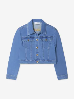 Roberto Cavalli Girls Cotton Denim Jacket