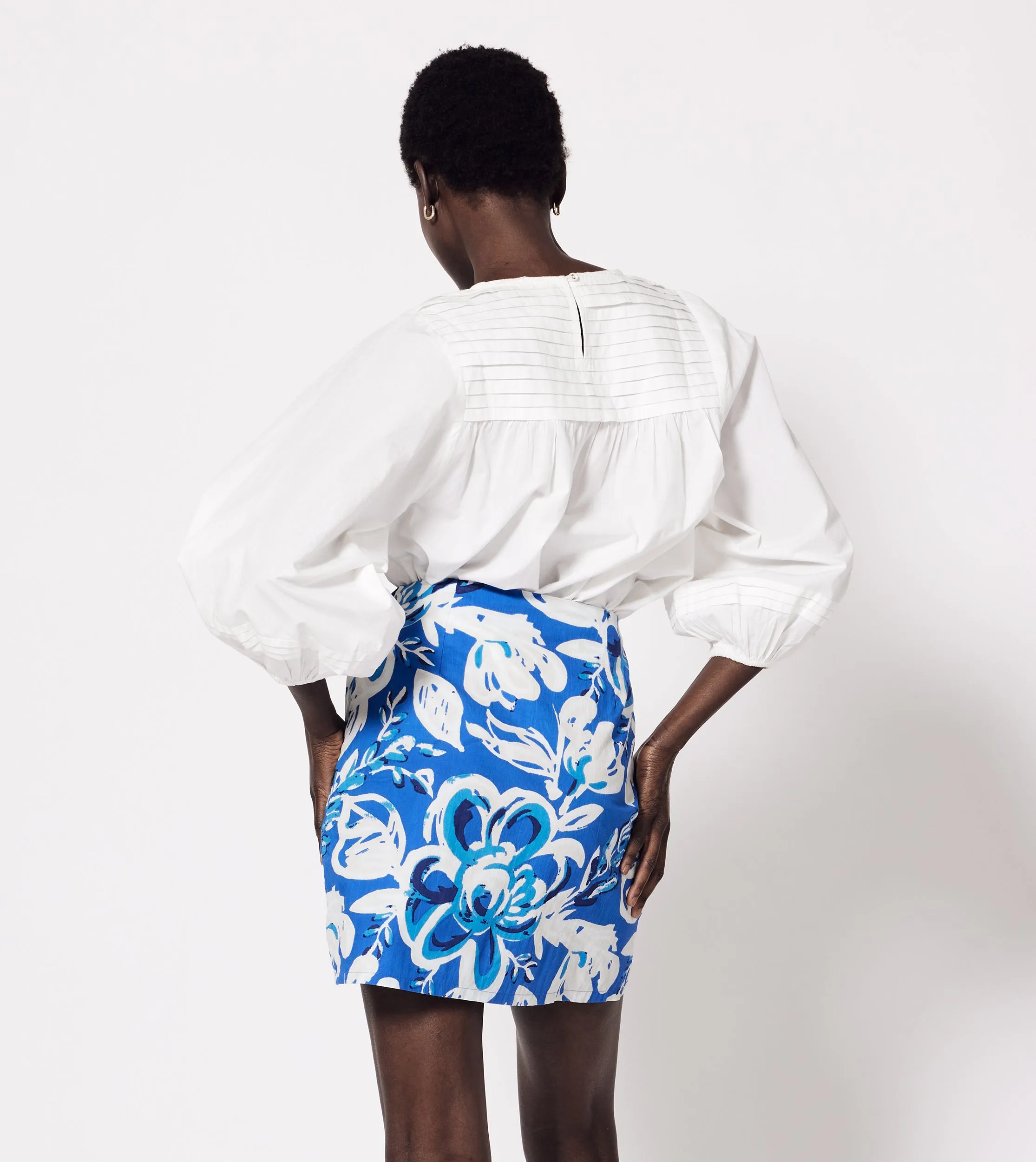 Serenity Mini Skirt | Azure