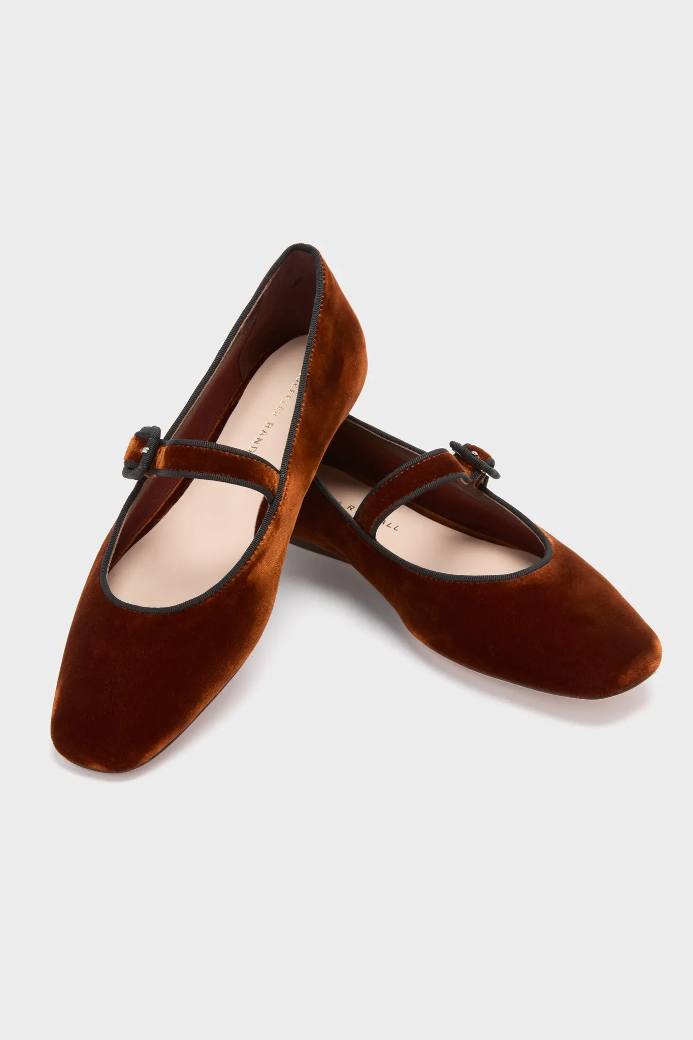 Sienna Velvet Ginger Flats