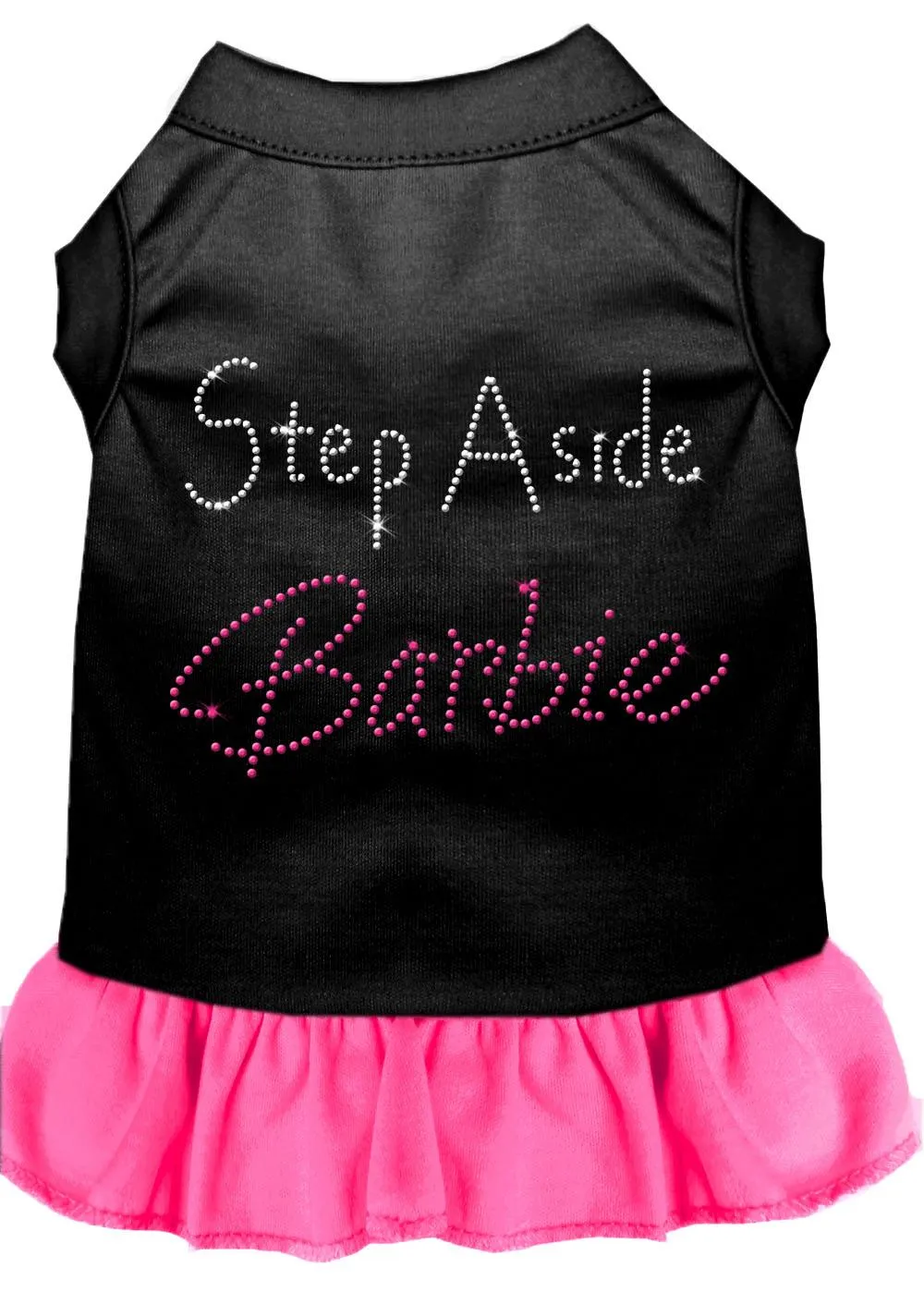 Step Aside Barbie Rhinestone Dress Bright Pink Med (12)