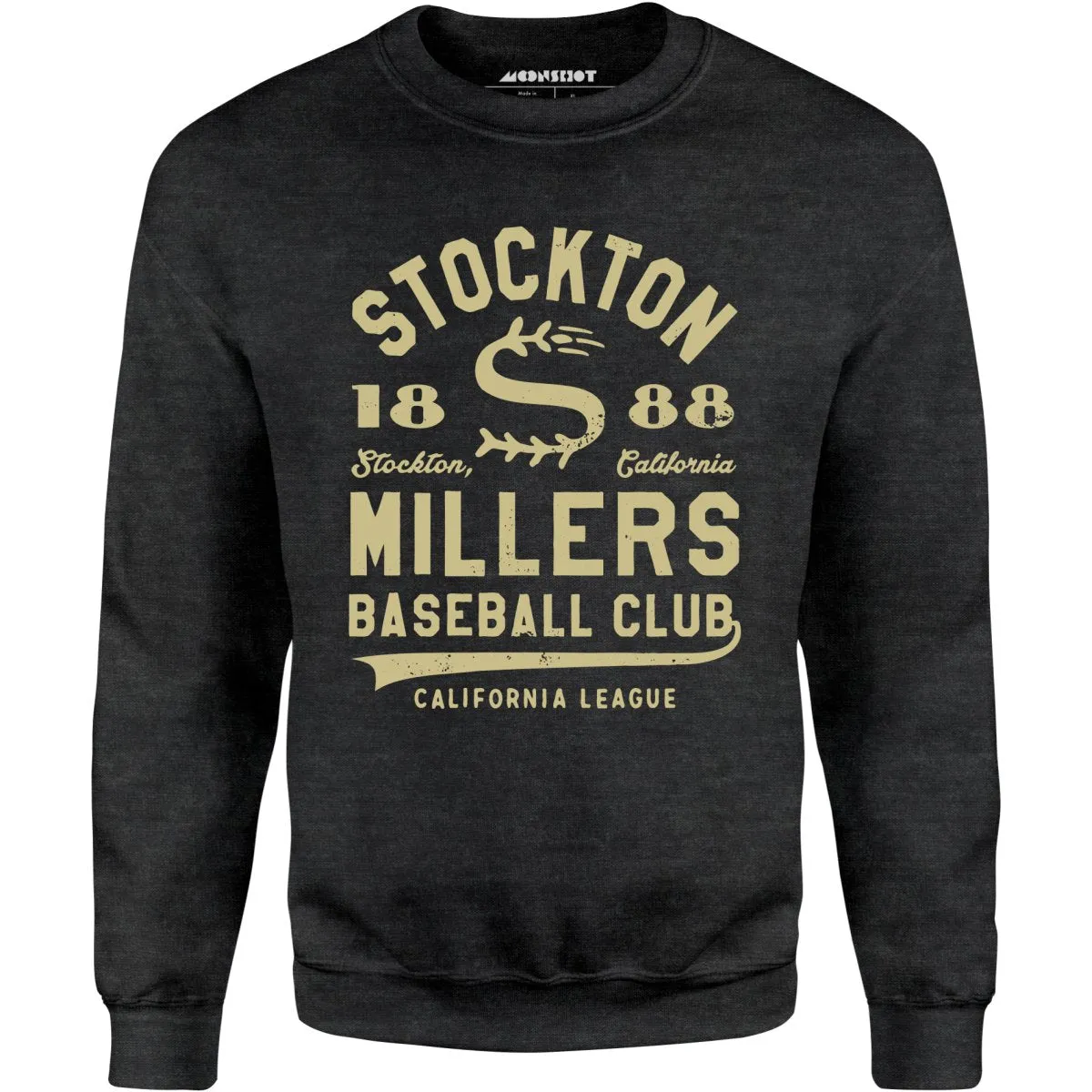 Stockton Millers - California - Vintage Defunct Baseball Teams - Unisex Sweatshirt