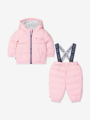 Tommy Hilfiger Baby Girls 2 Piece Snowsuit