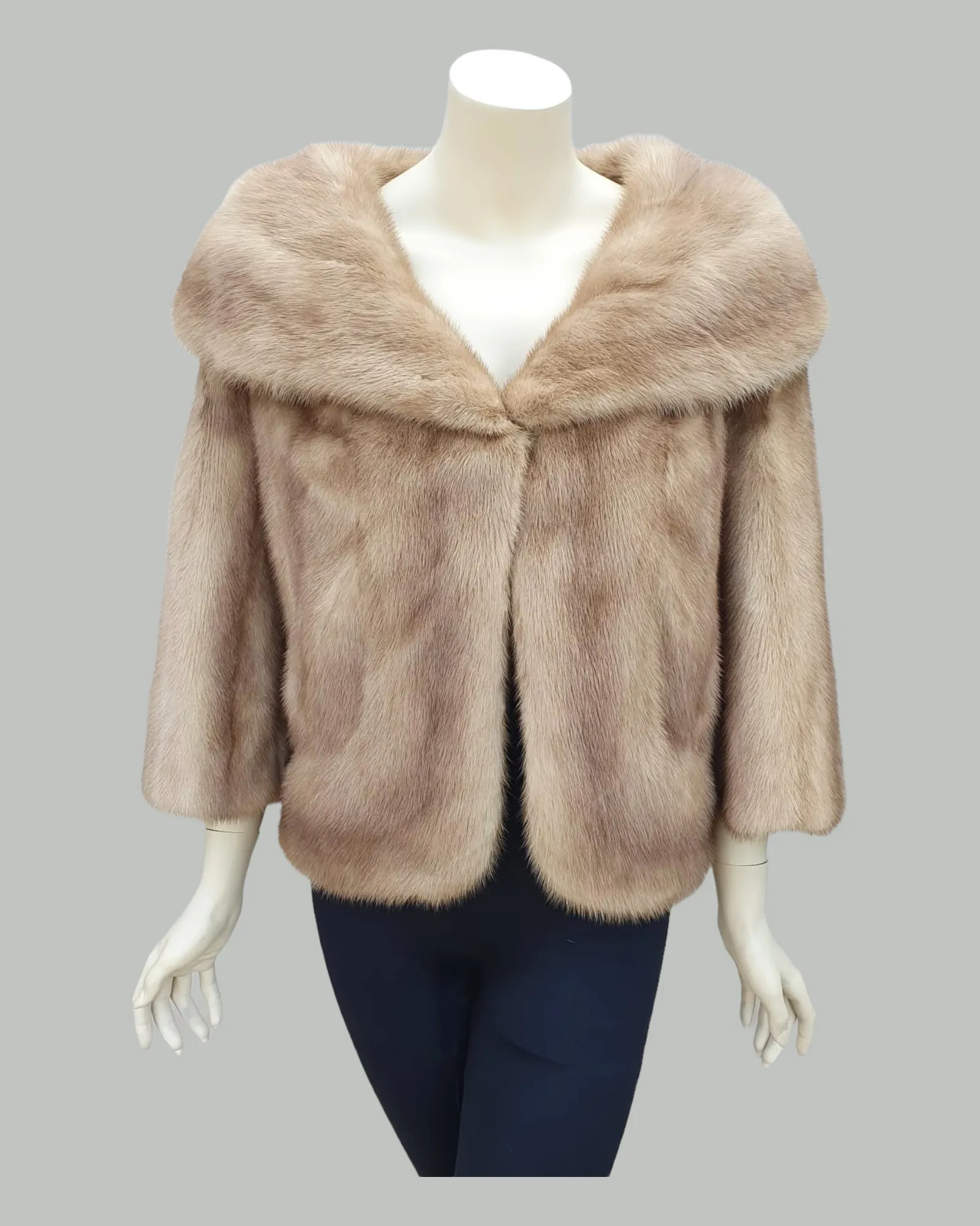 Vintage Autumn Haze Mink Fur Jacket -L