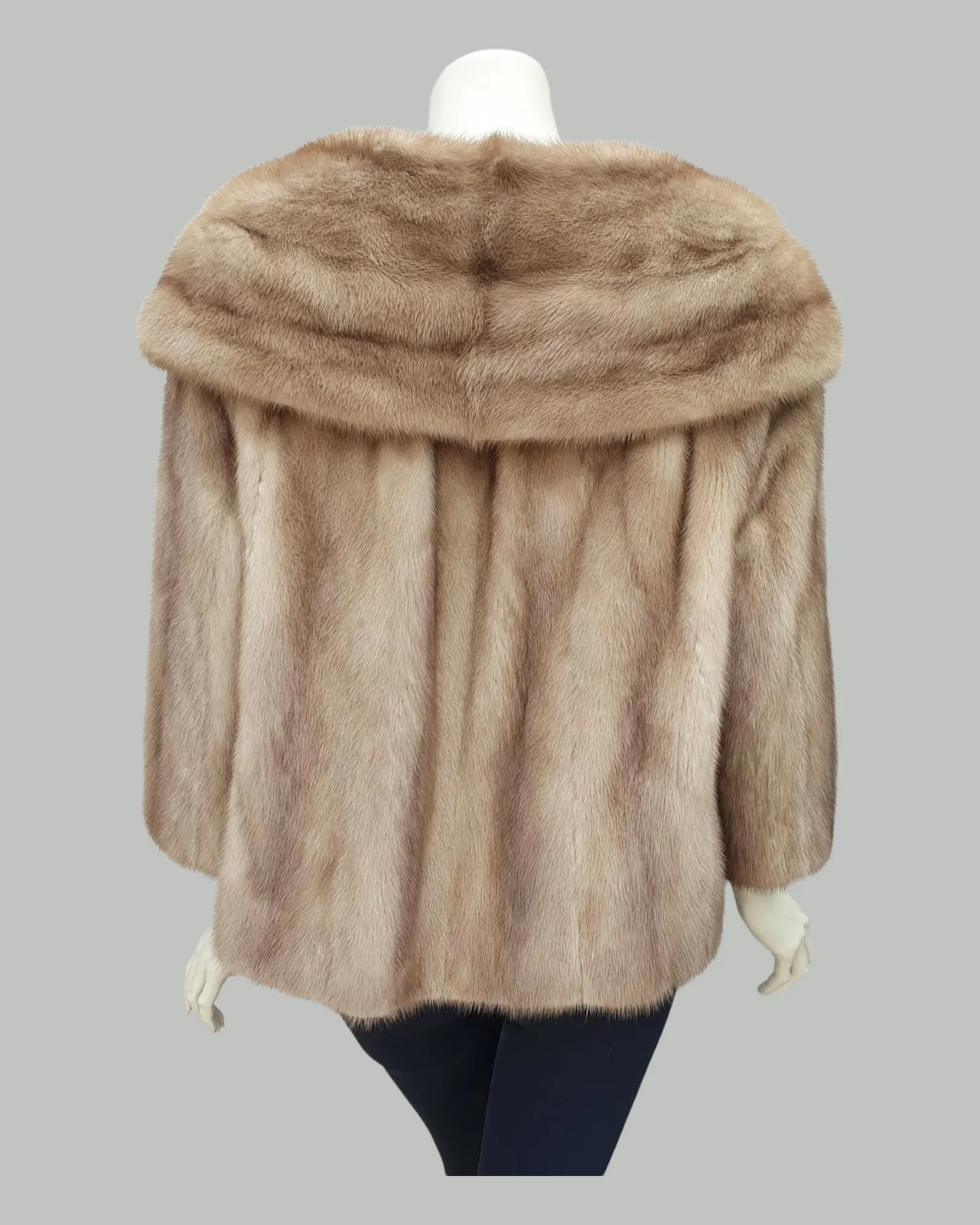 Vintage Autumn Haze Mink Fur Jacket -L