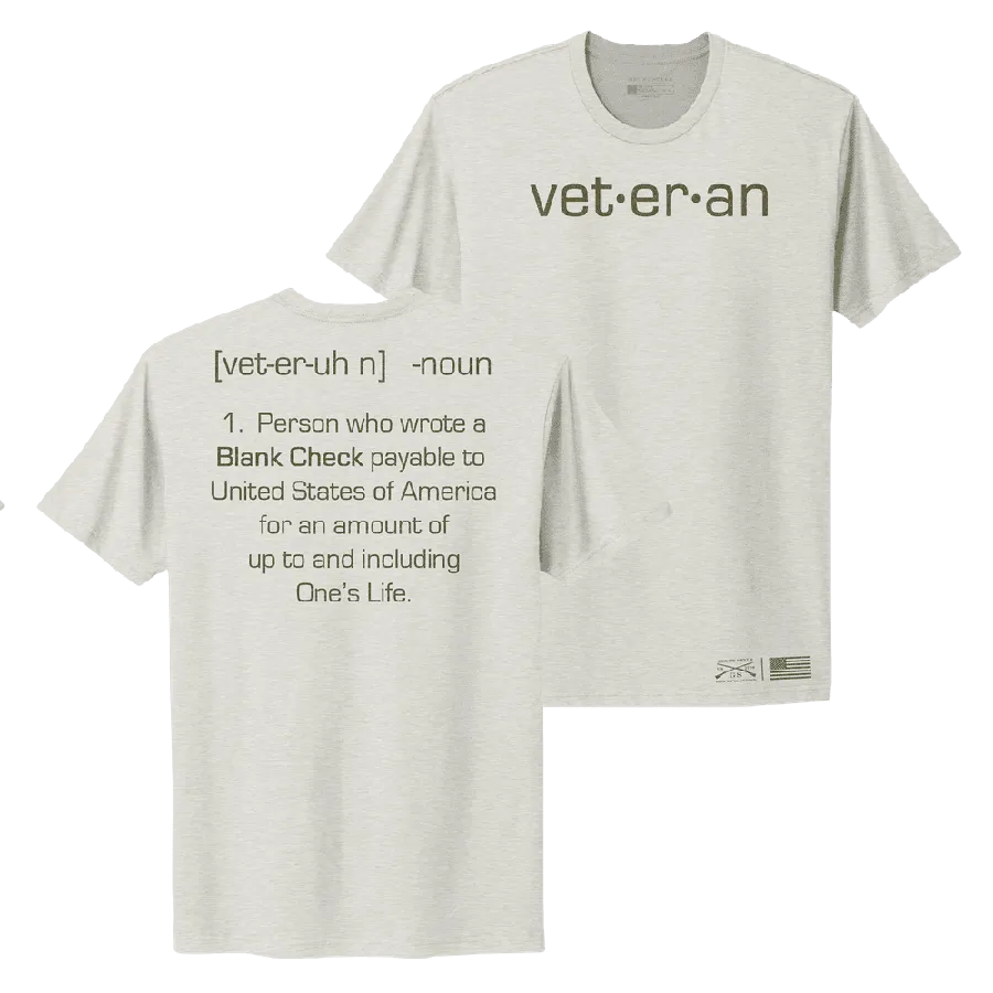 Women's Blank Check Boyfriend Fit T-Shirt - Sand